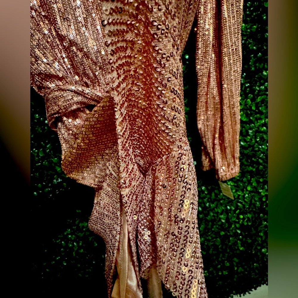🔥5/$30🔥HEIRESS BOUTIQUE DRESSY SEQUIN ROMPER - Picture 8 of 11